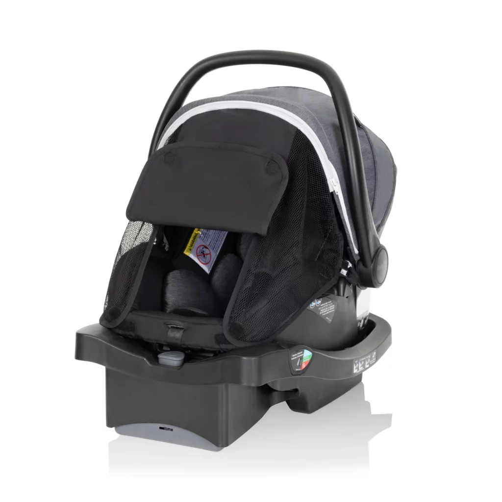Evenflo Pivot Vizor Travel System with LiteMax Infant Car Seat