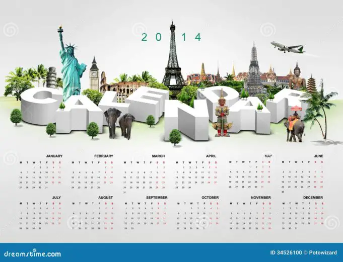 Travel Photo Calendar